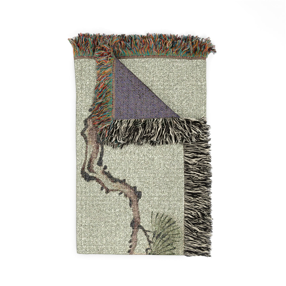 Pine & Sun Woven Throw, Soft Sage