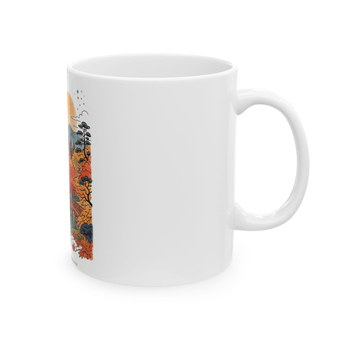 Autumn Temple — Mug