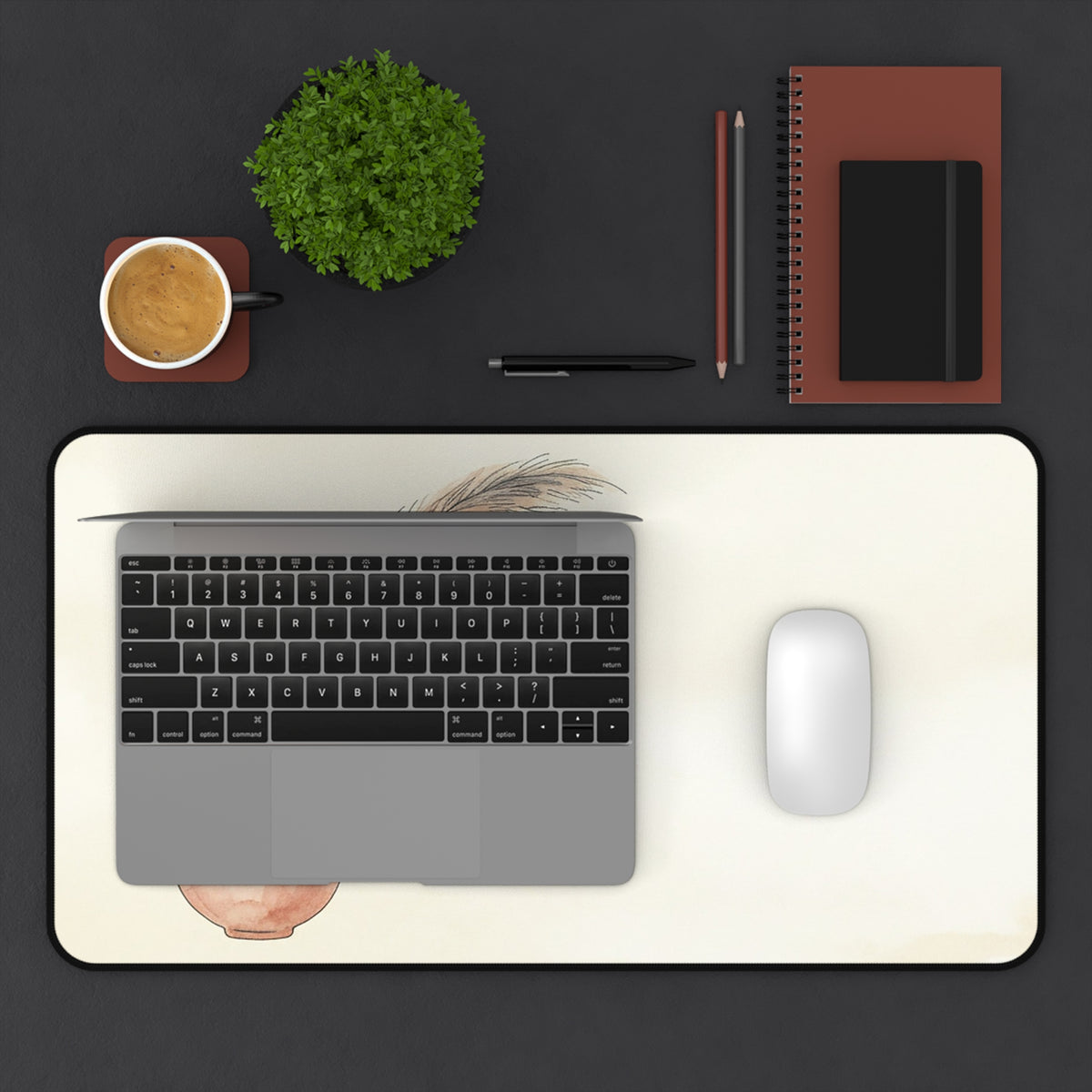 Single Stem Desk Mat