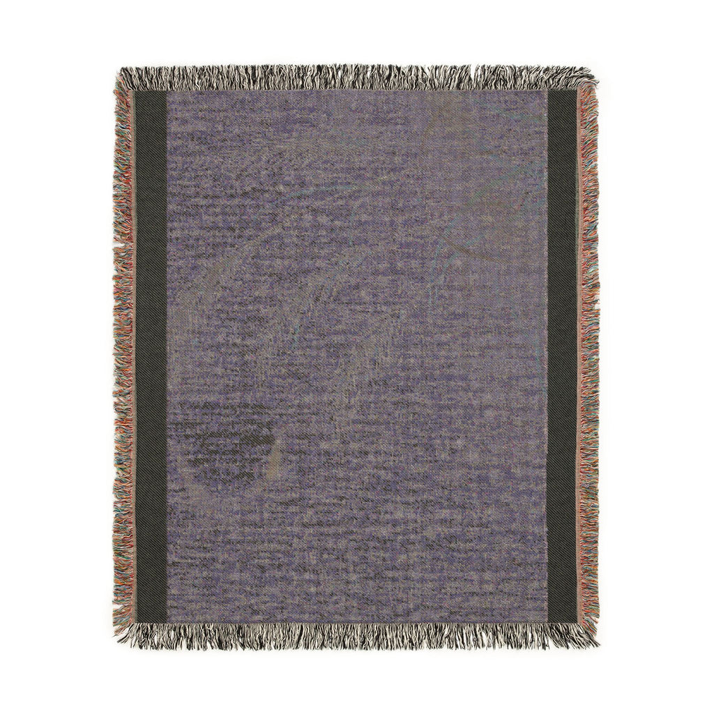 Susuki & Moon Woven Throw, Soft Sage