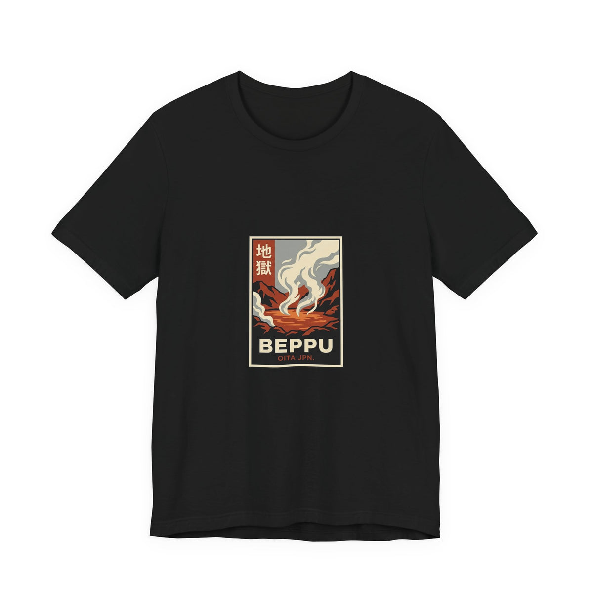 Beppu Tee — Vintage Japanese Travel Poster Graphic T-Shirt | Calm & Oak