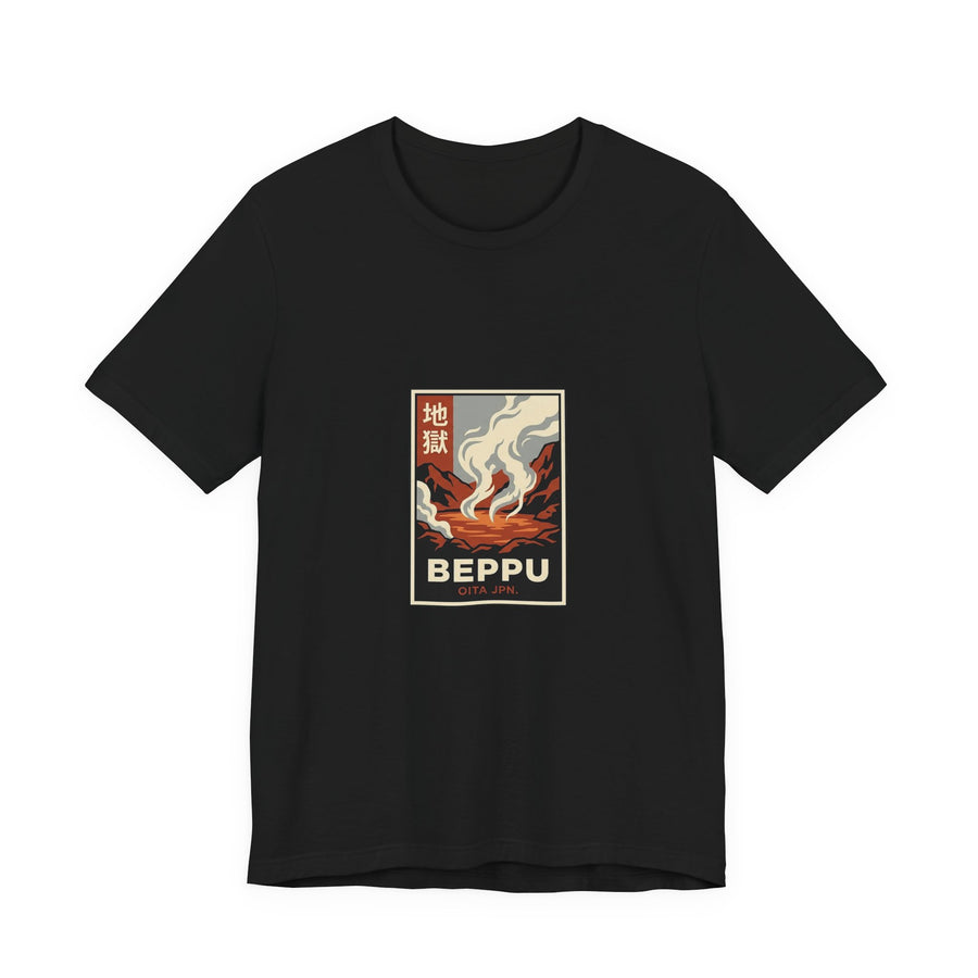 Beppu Tee — Vintage Japanese Travel Poster Graphic T-Shirt | Calm & Oak