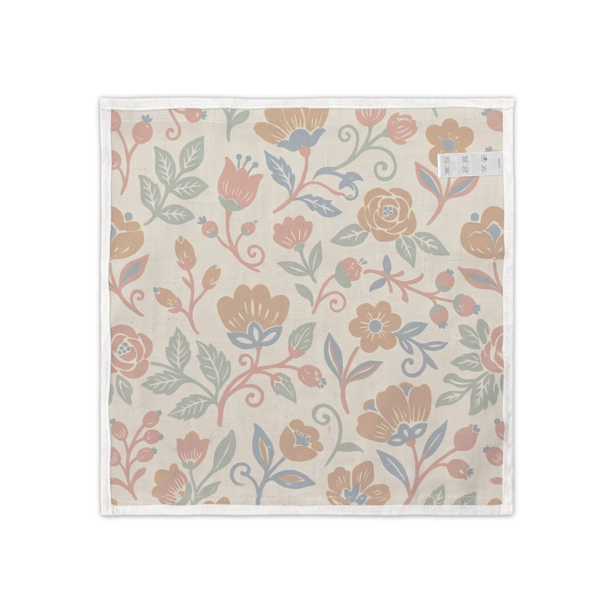 Nordic Folk Cloth Napkins, Set of 4