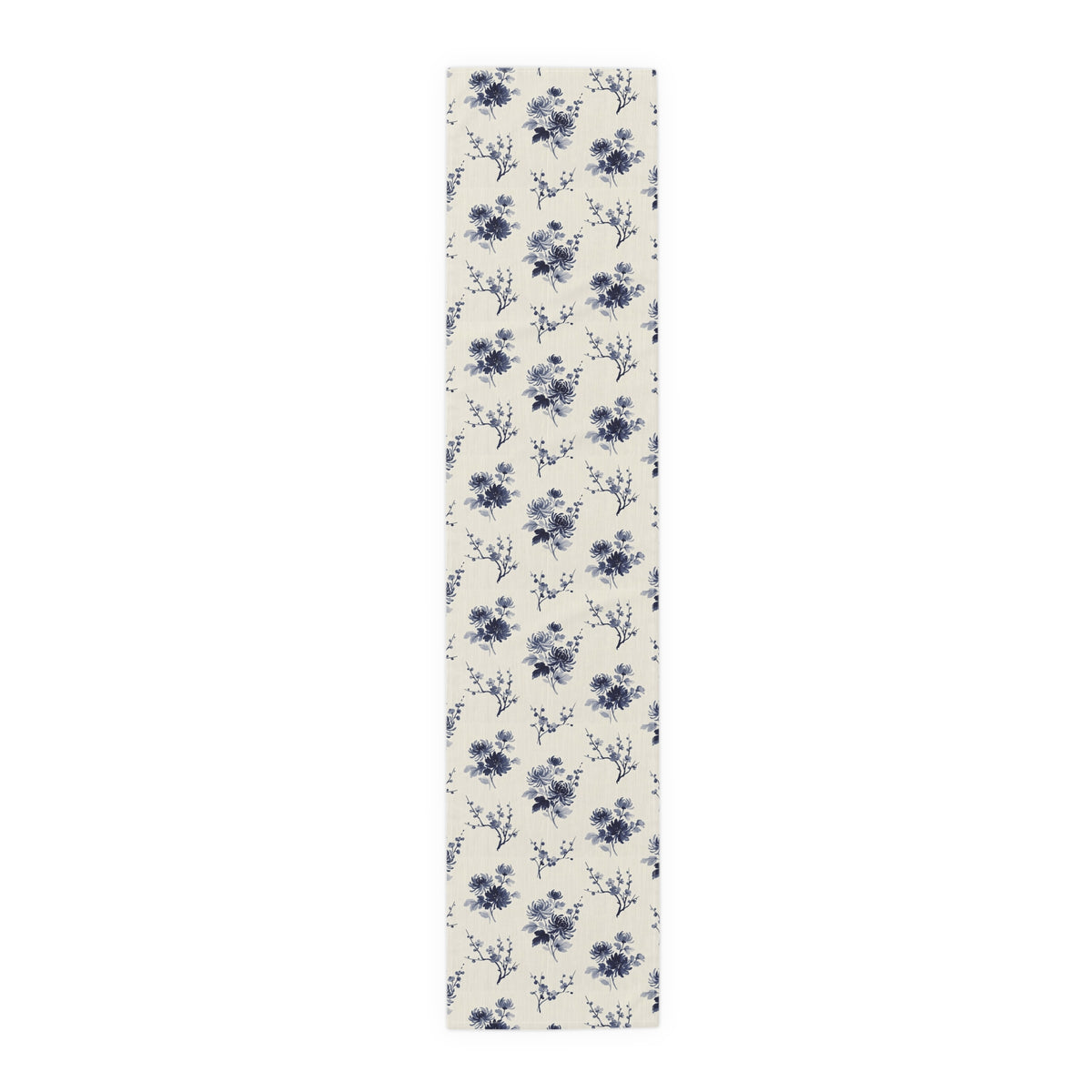 Indigo Bloom Table Runner
