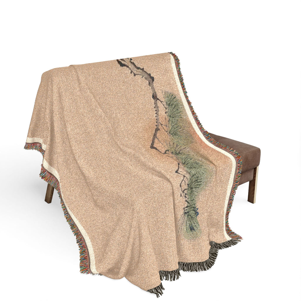Pine & Sun Woven Throw, Warm Clay