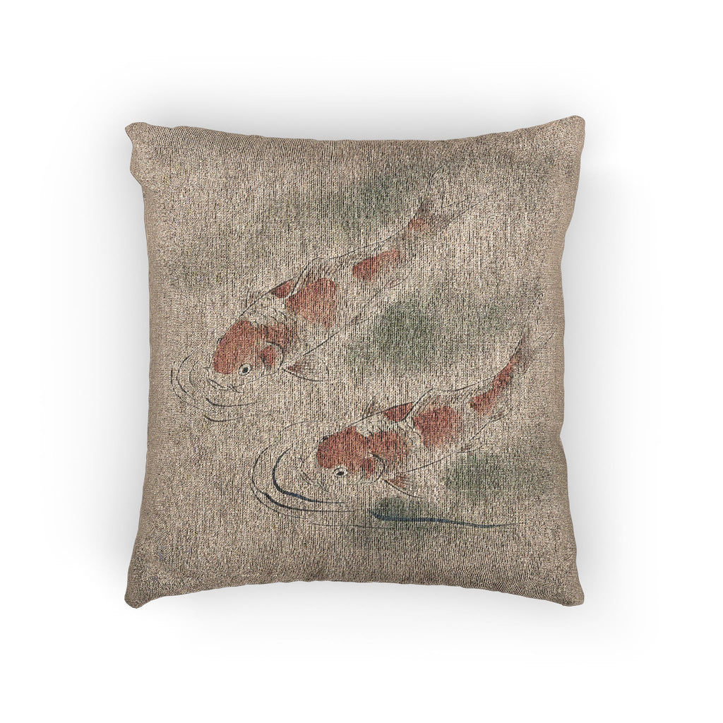 Koi Woven Cushion, Warm Clay