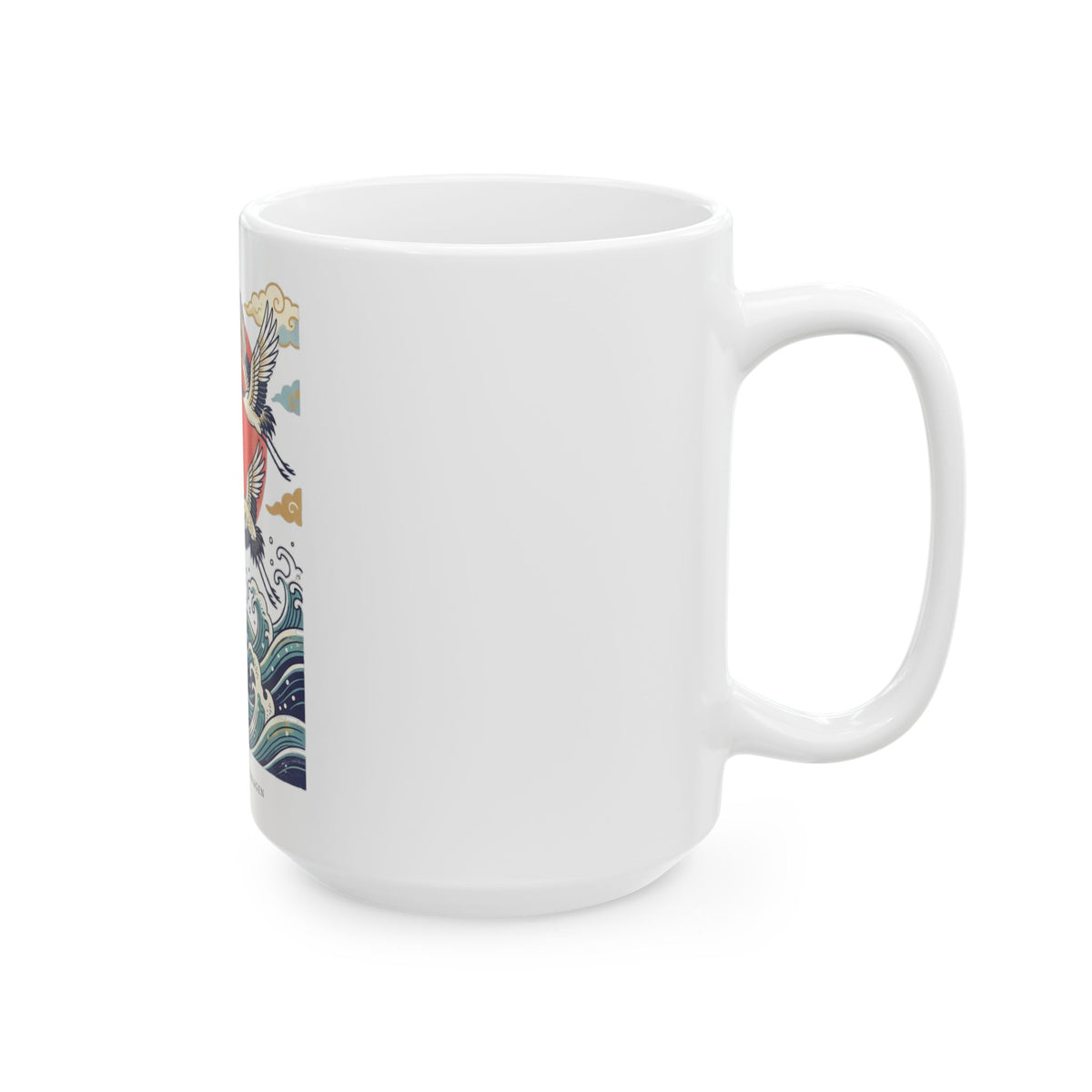 Red-Crowned Cranes — Mug