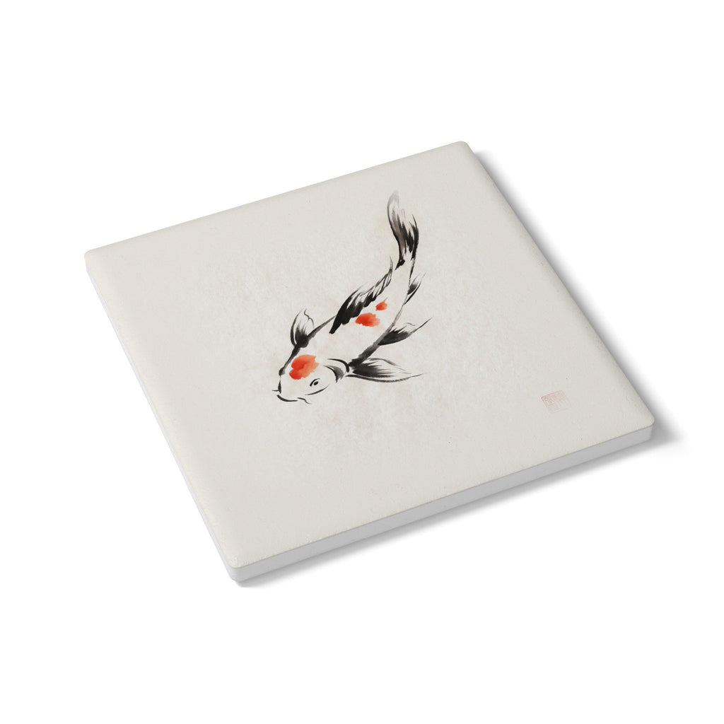 Koi Ceramic Coaster