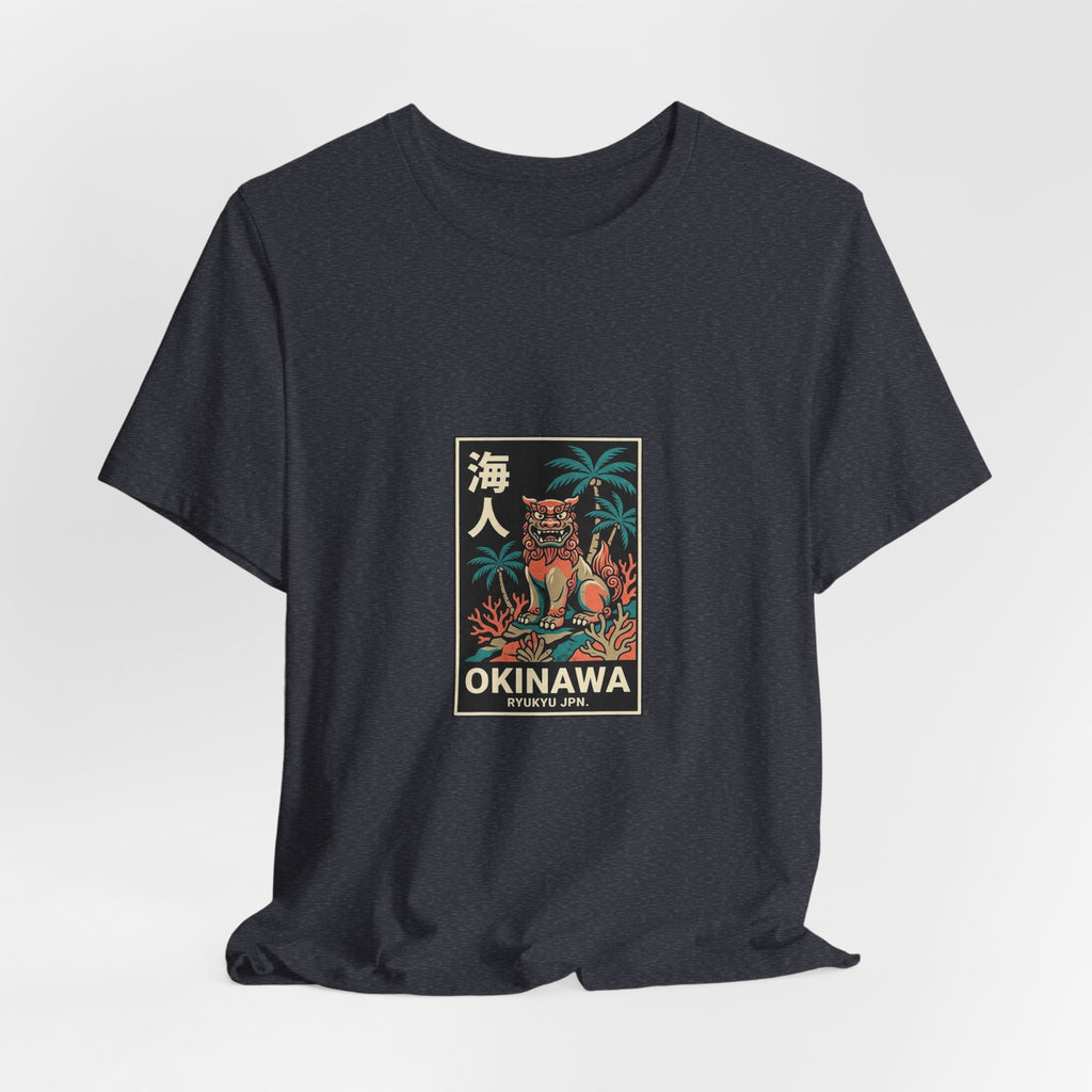 Okinawa Tee — Vintage Japanese Travel Poster Graphic T-Shirt | Calm & Oak