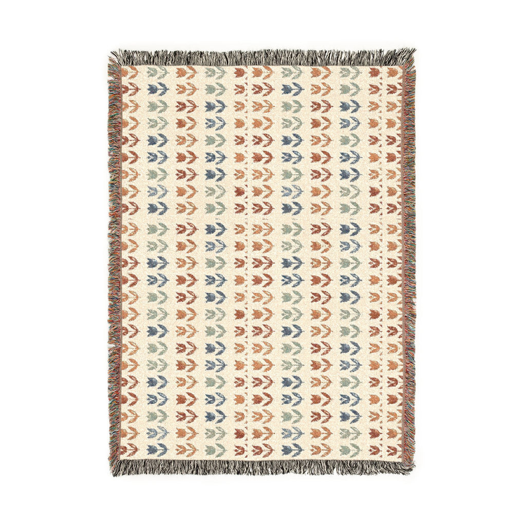 Tulip Market Woven Throw