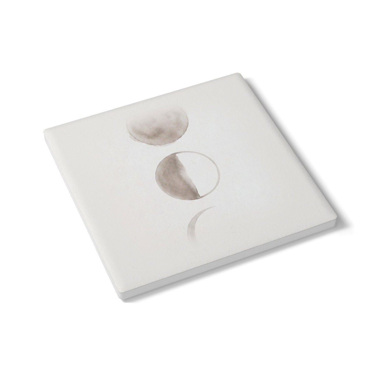Moon Cycle Ceramic Coaster