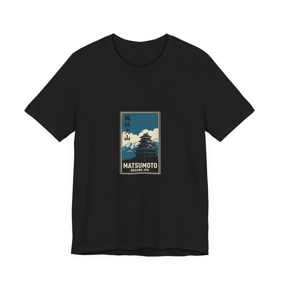Matsumoto Tee — Vintage Japanese Travel Poster Graphic T-Shirt | Calm & Oak