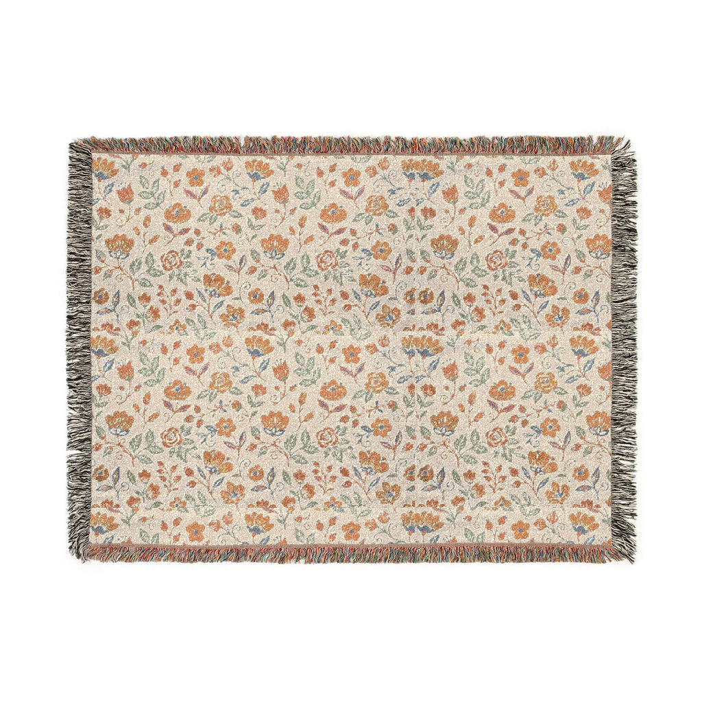 Nordic Folk Woven Throw