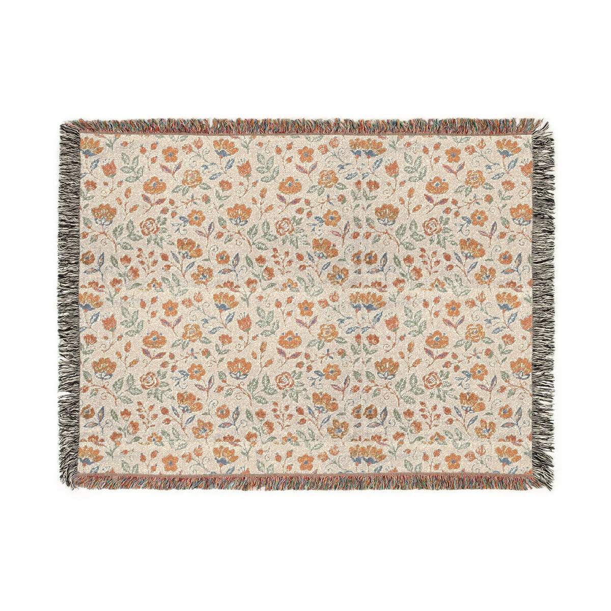 Nordic Folk Woven Throw
