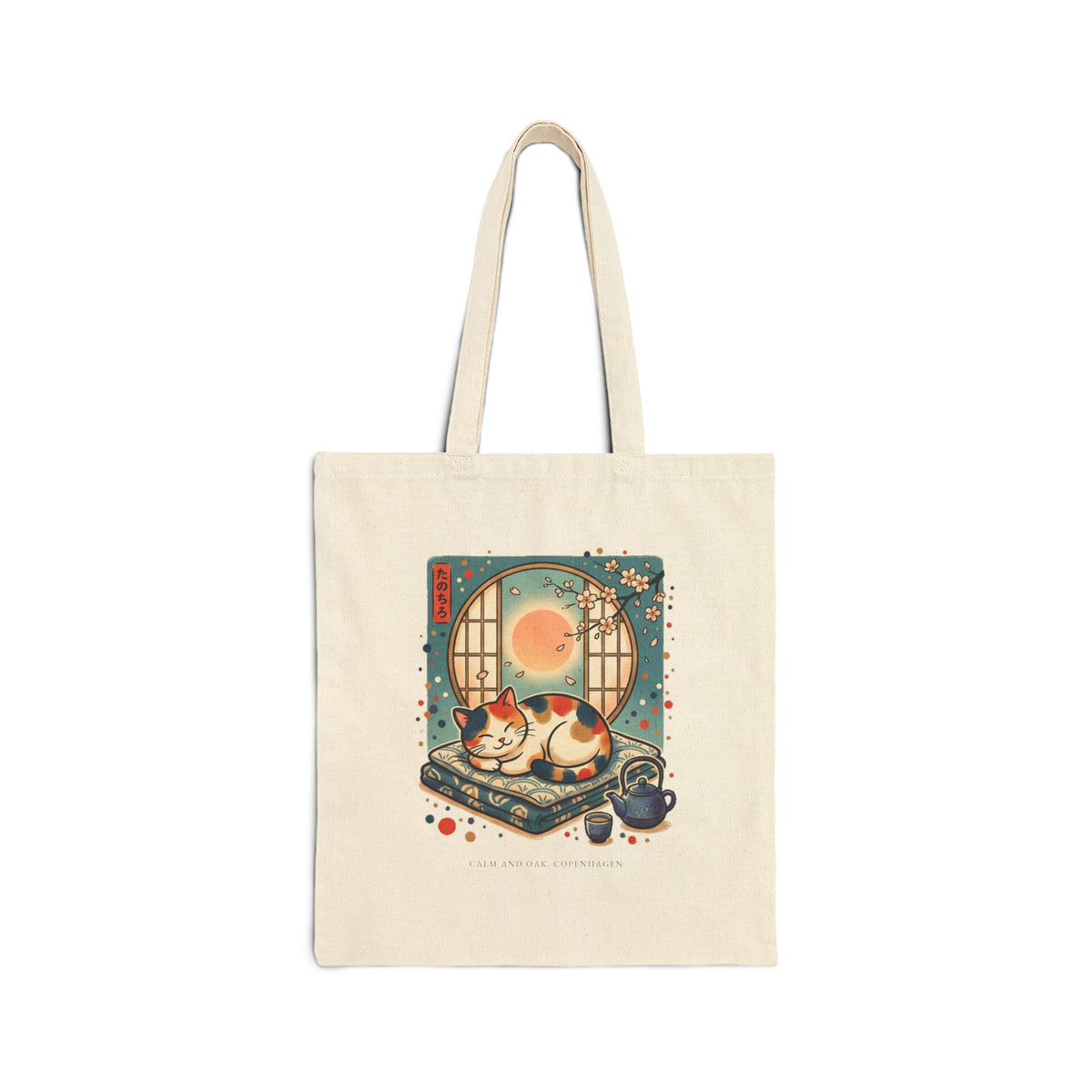 Sleeping Cat — Canvas Tote