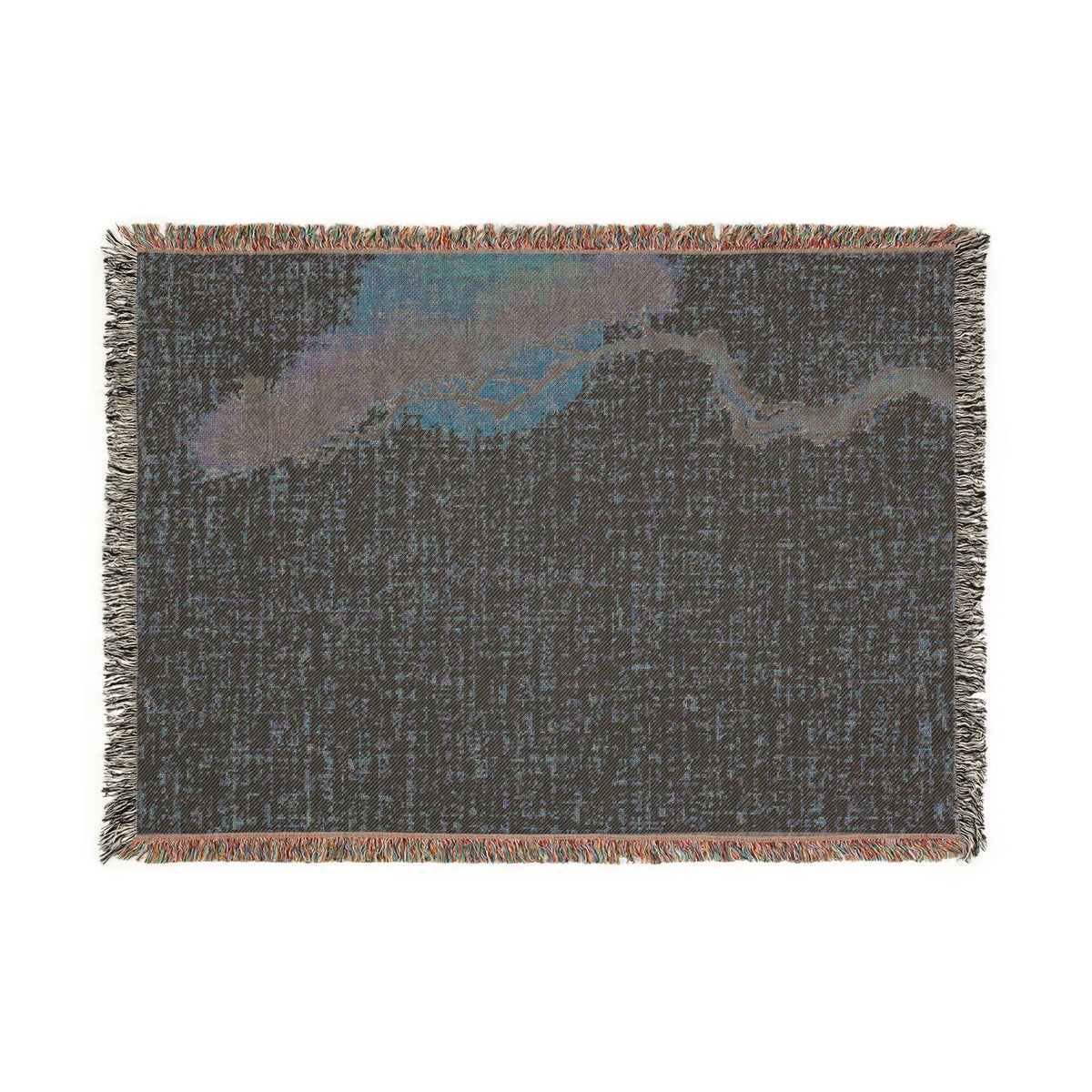 Pine & Sun Woven Throw, Natural Linen