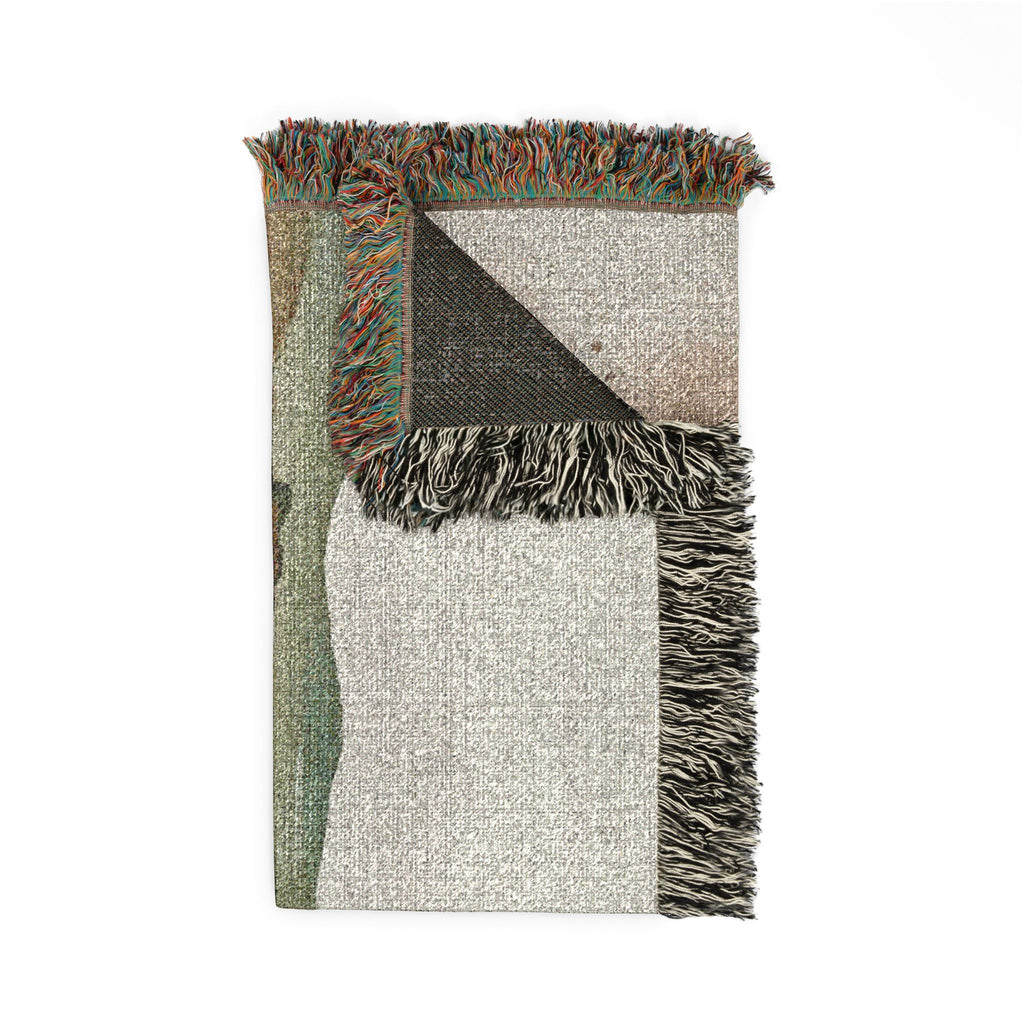 Quiet Shore Woven Throw, Natural Linen