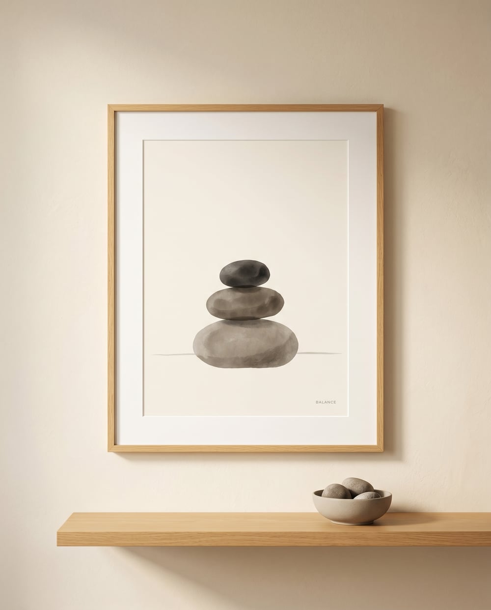 Balance — Stills & Stories Japandi art print