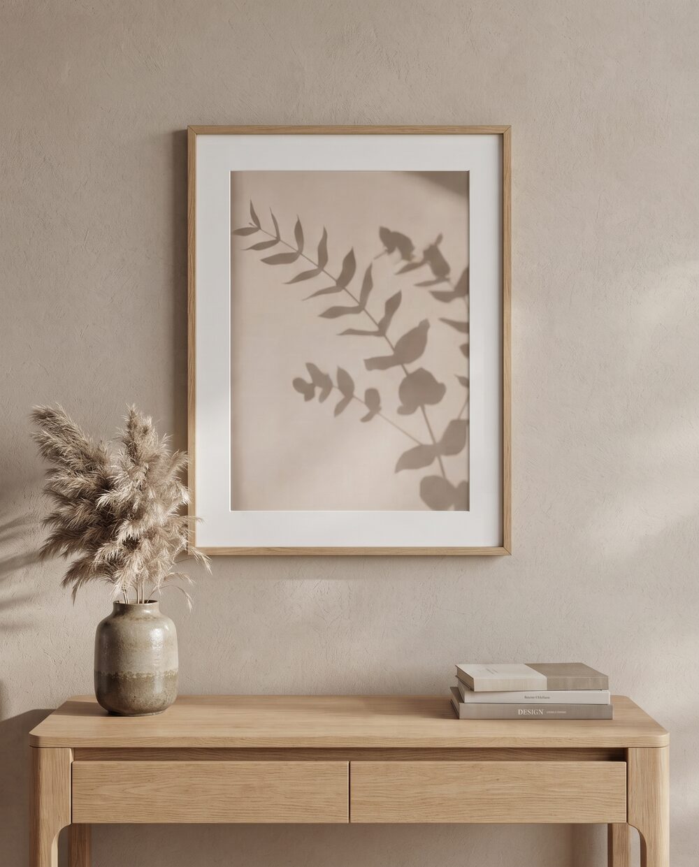 Branch Shadow — Wabi-Sabi & Kintsugi Japandi art print