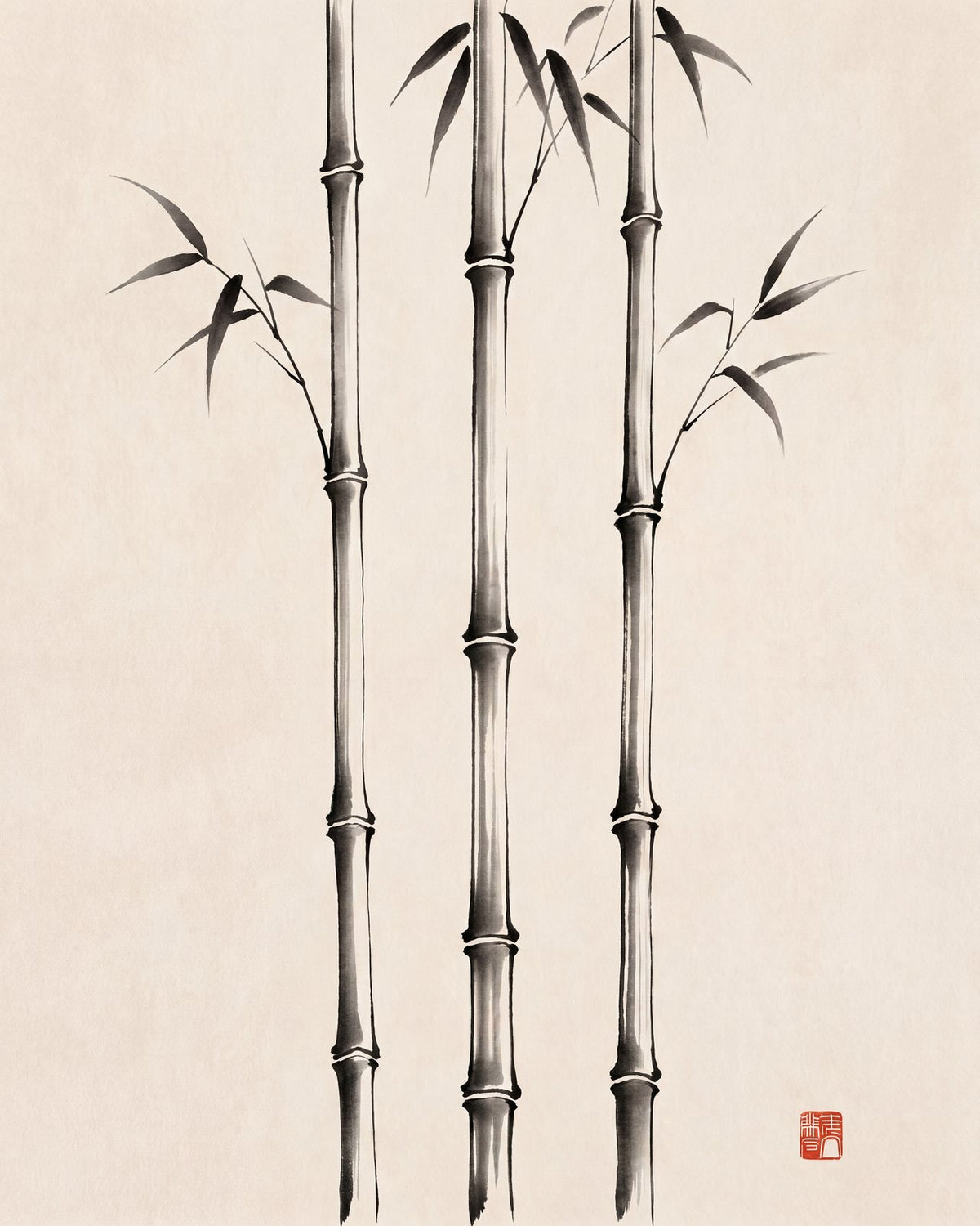 Three Bamboo — the artwork