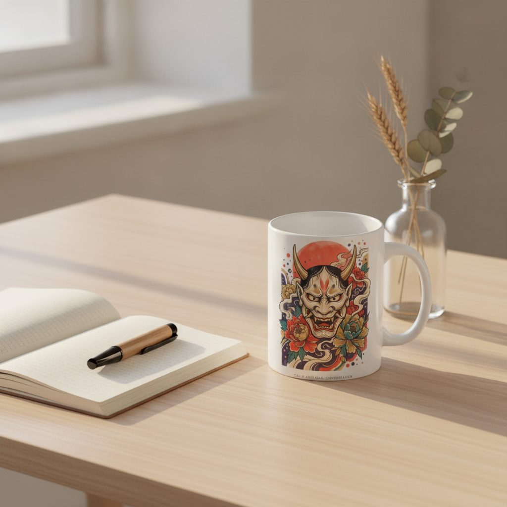Hannya Mask — styled 2