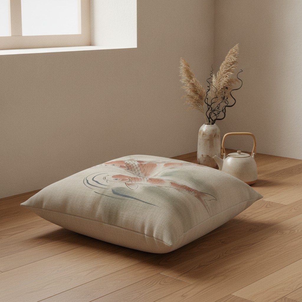 Koi Floor Cushion — styled 1