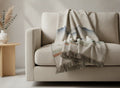 Misty Mountains Woven Throw, Soft Sage — styled 1