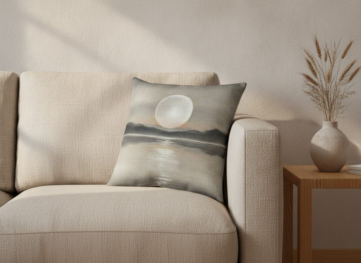 Moonrise Lumbar & Euro Cushion — styled 1
