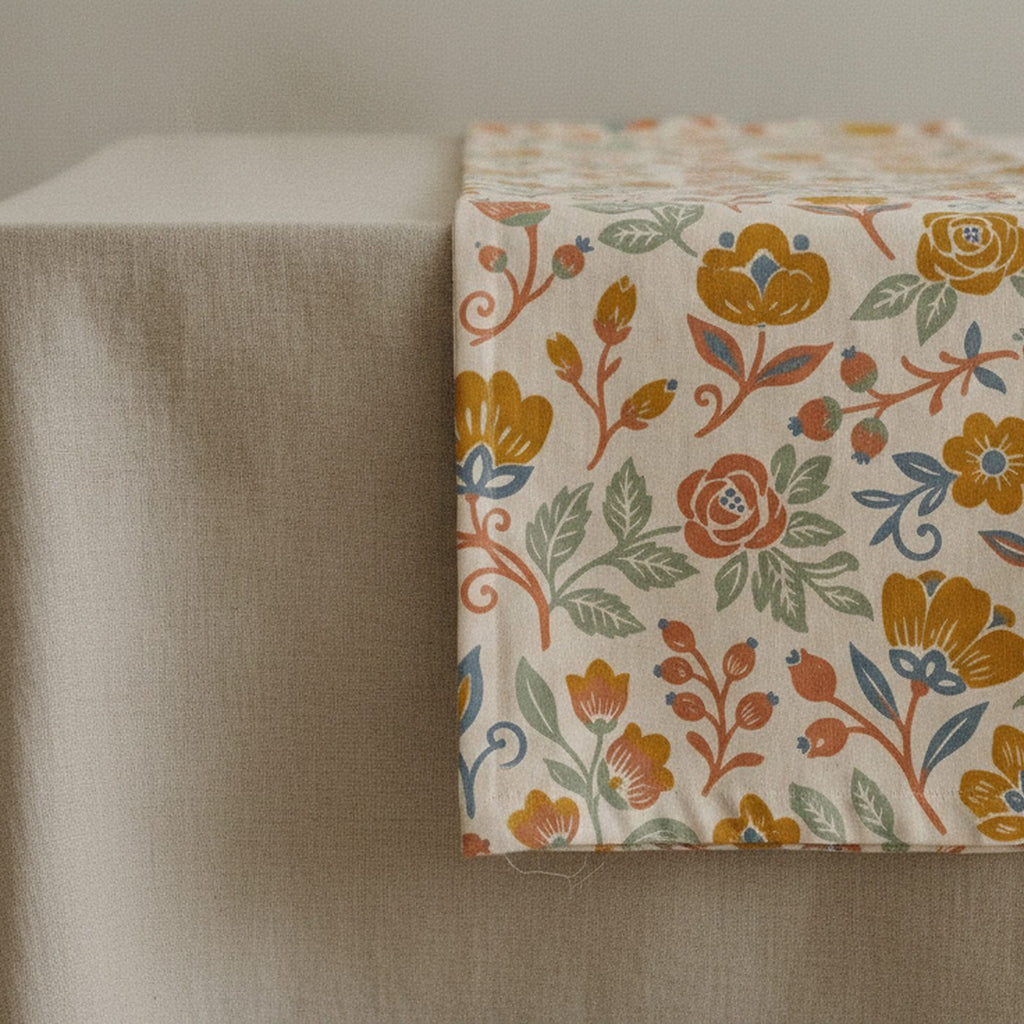 Nordic Folk Table Runner — styled 1
