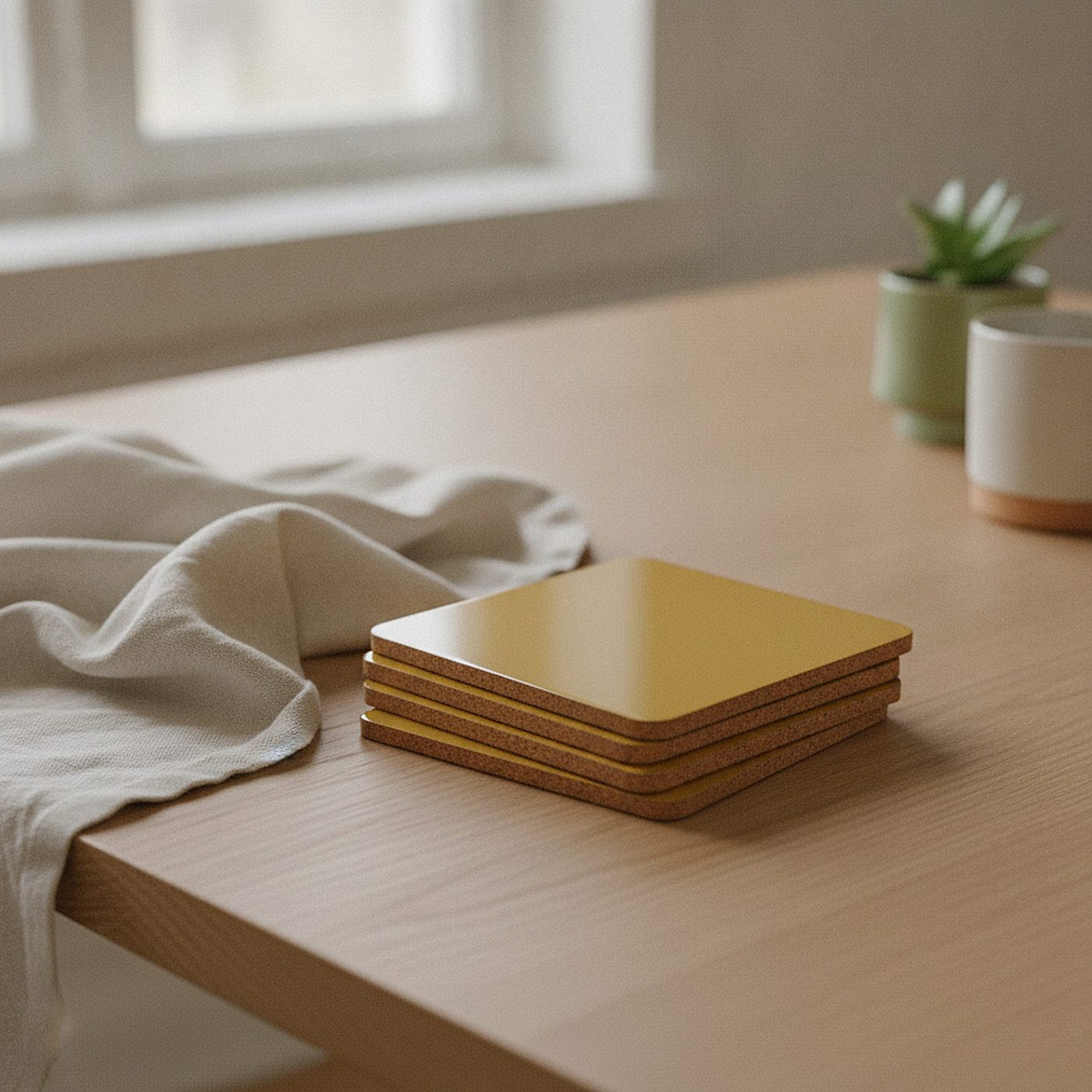 Orchard Coasters, Set of 4 — styled 2
