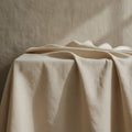 Orchard Tablecloth, Warm Oat Linen-Look Cotton Tablecloth — styled 1