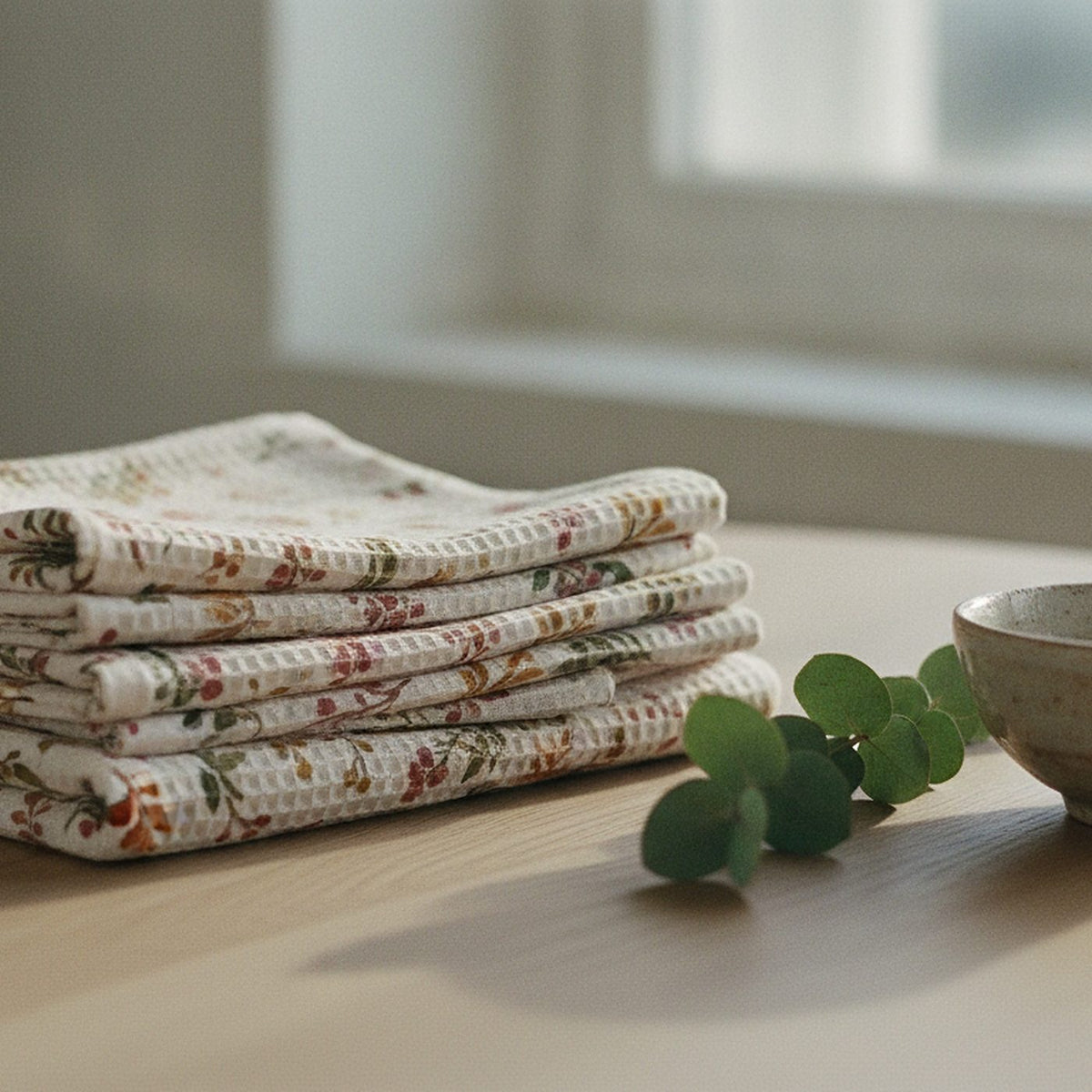 Orchard Tea Towel — styled 2