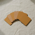 Persimmon Coasters, Set of 4 — styled, 1
