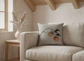 Persimmon Cushion, Natural Linen — styled 1