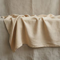 Persimmon Tablecloth, Warm Oat — styled, 1