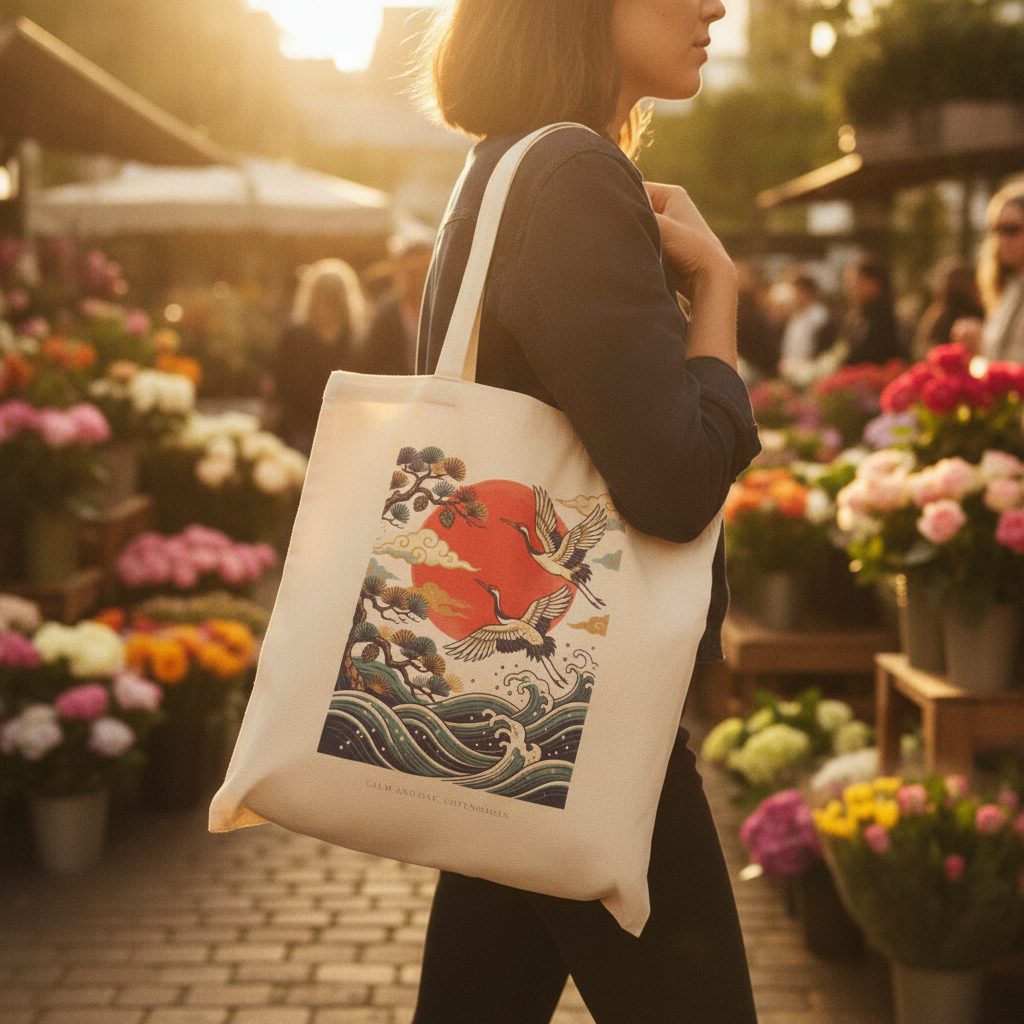 Red-Crowned Cranes — styled 1