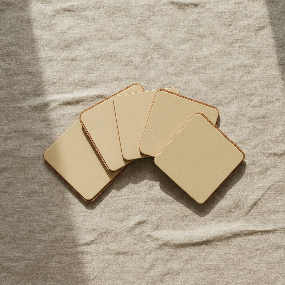 Sakura Coasters, Set of 4 — styled 1