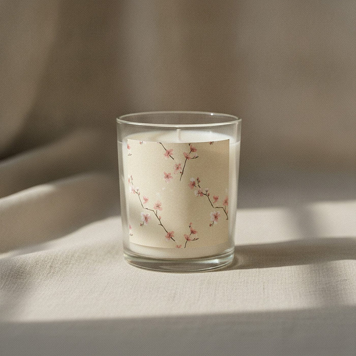 Sakura Scented Candle — styled 1