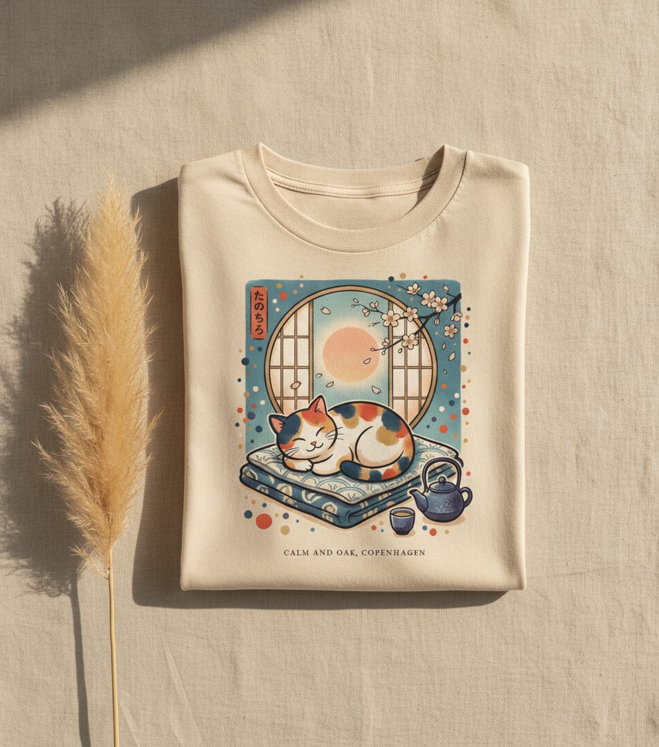 Sleeping Cat — styled 2