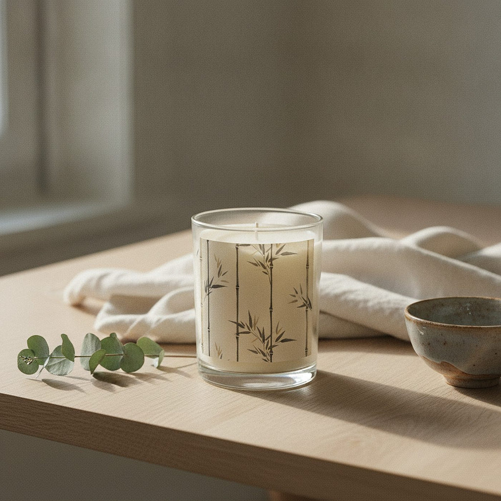 Sumi Scented Candle — styled, 2