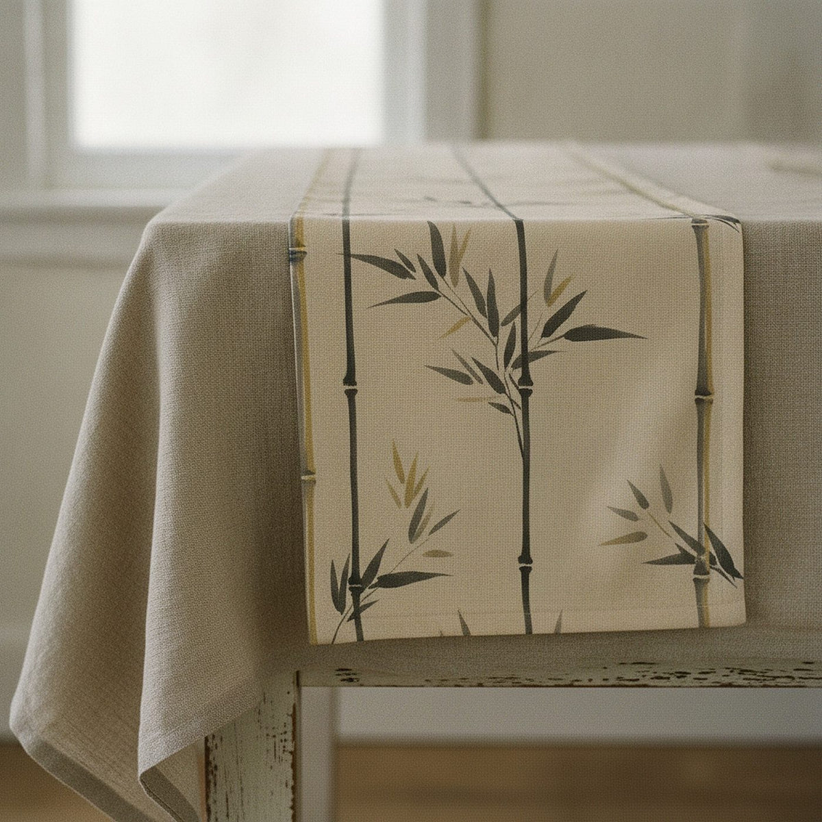 Sumi Table Runner — styled 1