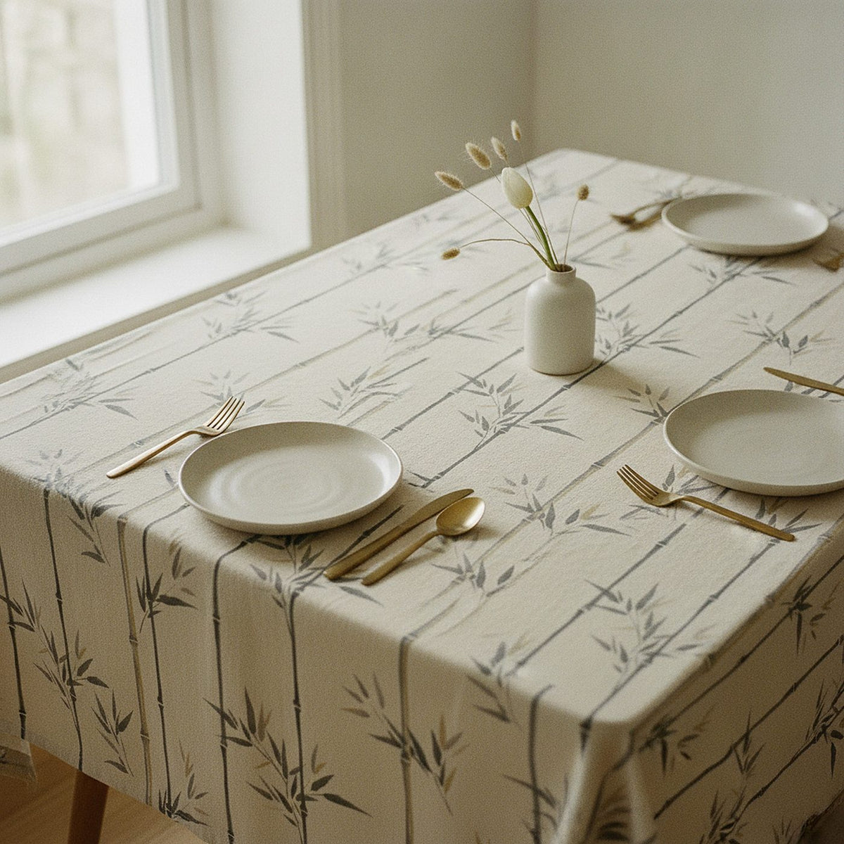 Sumi Tablecloth — styled, 1