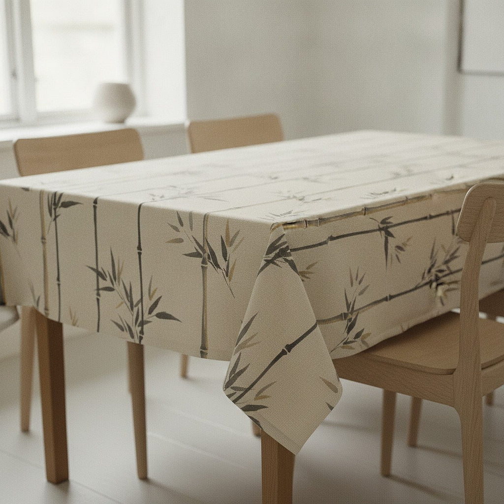 Sumi Tablecloth — styled, 2
