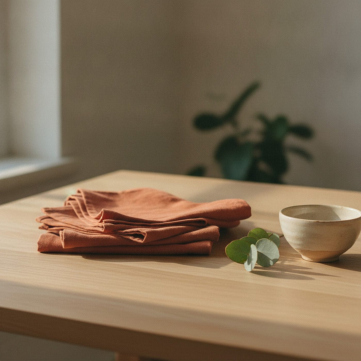 Tulip Market Cloth Napkin — styled 2