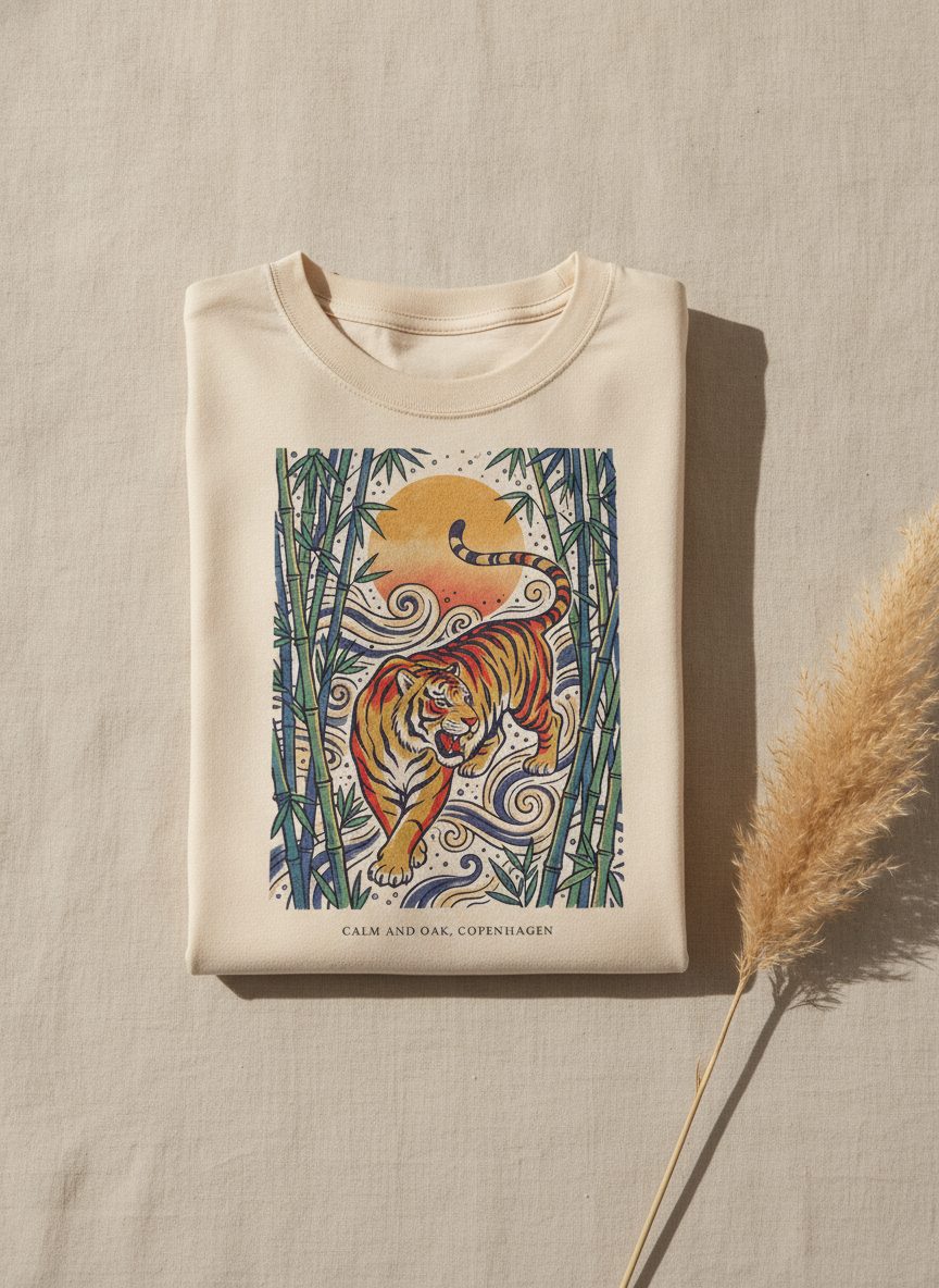 Ukiyo-e Tiger — styled 2