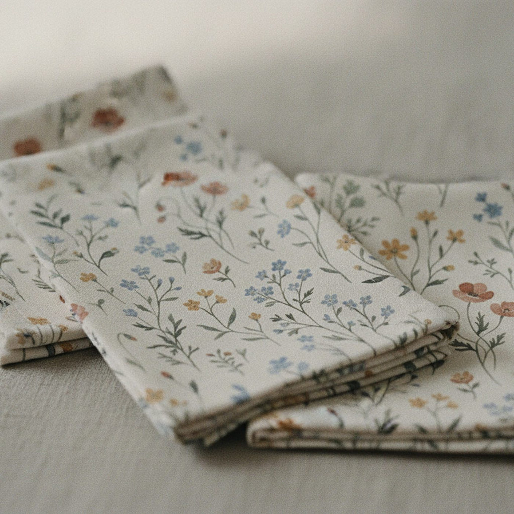 Wild Meadow Cloth Napkins, Set of 4 — styled 1