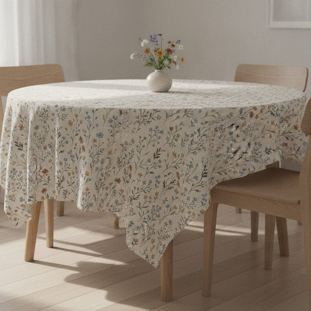 Wild Meadow Tablecloth — styled 2