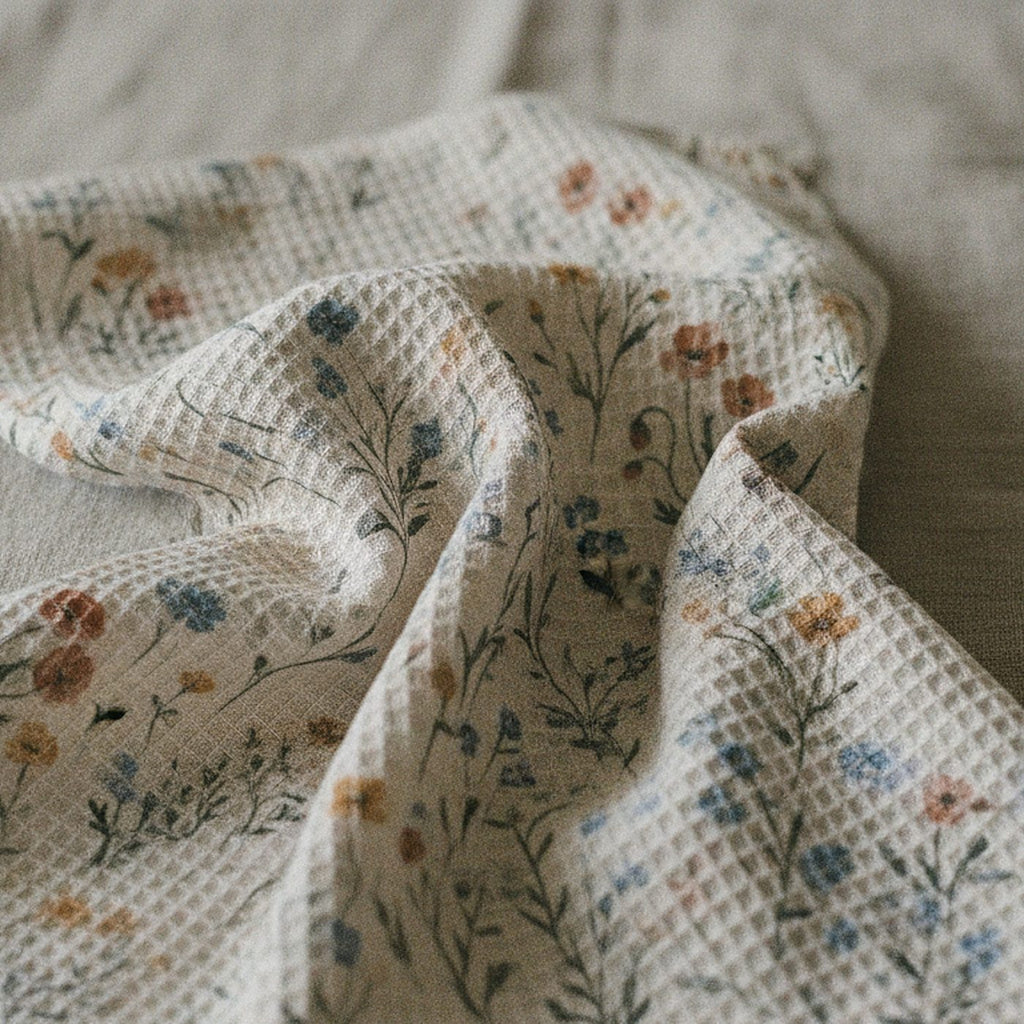 Wild Meadow Tea Towel — styled 1