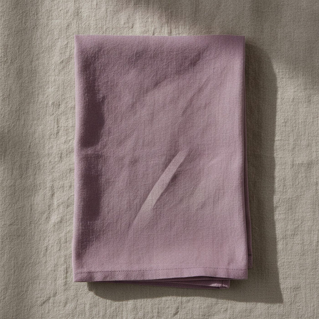 Wisteria Cloth Napkin — styled, 1