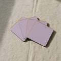 Wisteria Coasters, Set of 4 — styled, 1